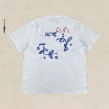 White Leaf Short Sleeves on the Back