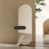 精选VRSUK意式 极简创意全身镜全身落地镜轻奢高级卧室家用专利设