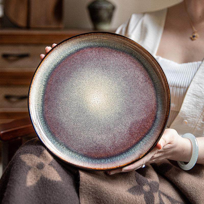 巷子尾〖brunch餐盘〗不规则陶瓷西餐牛排盘餐厅意面盘复古盘子,餐饮具,盘,淘宝优惠券,粉丝福利购,淘宝优惠卷