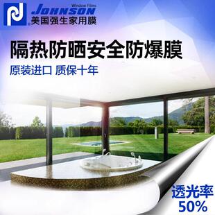 美国强生公司Sv50隔热、防爆、防晒、紫外线、高透光率家用薄膜