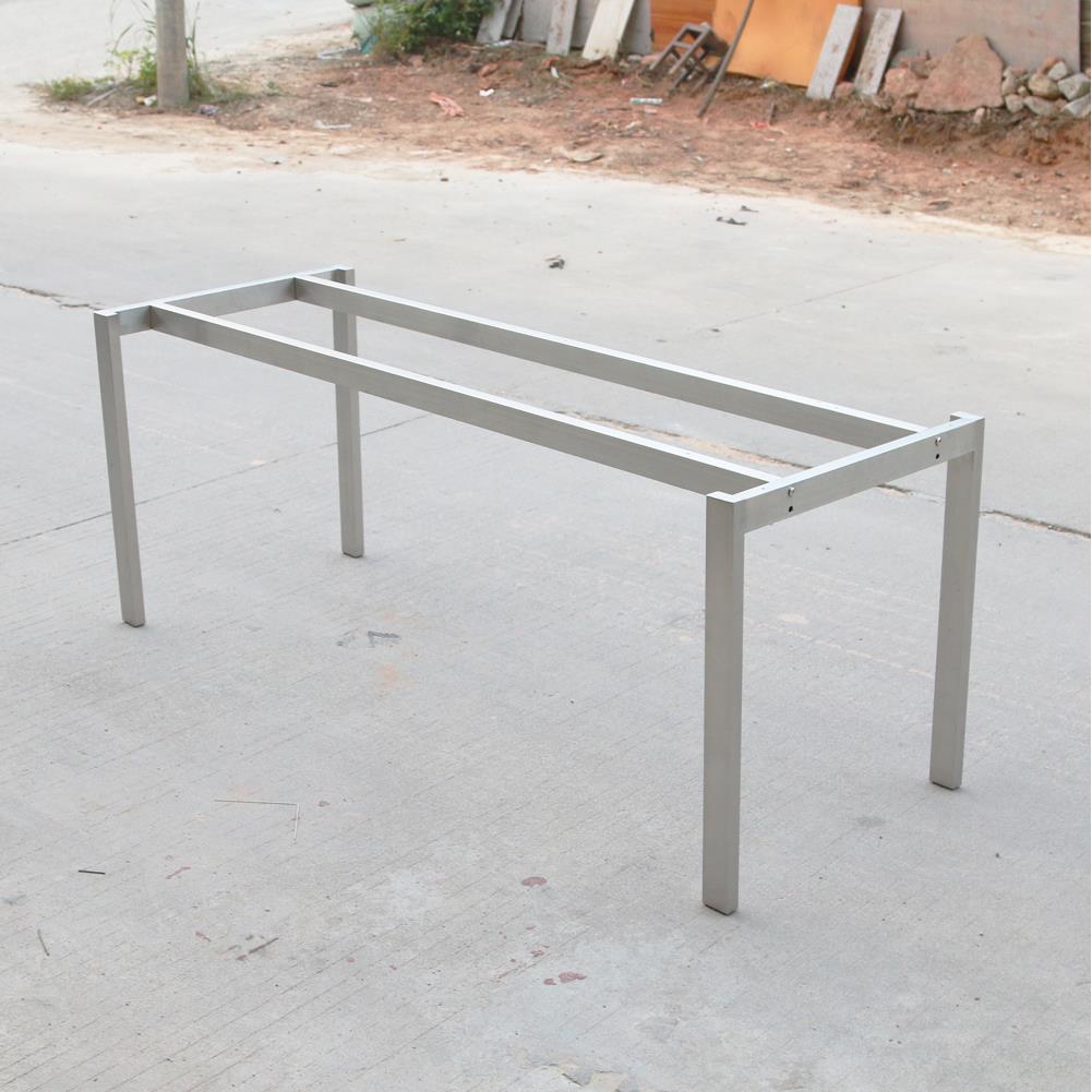 可定制简约201 304不锈钢餐台桌腿办公书桌茶几桌架金属桌脚支架