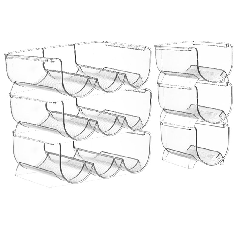 酒柜亚克力透明红酒葡萄酒杯酒瓶架收纳盒置物架收纳架展示架摆件