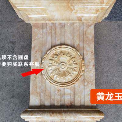 石塑仿大理石罗马柱装饰线条造型客厅电视背景墙欧式石材边框方.1
