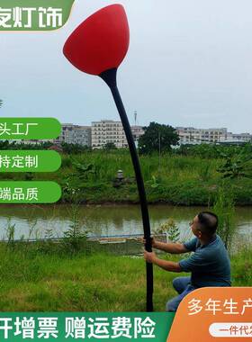 厂家3米马蹄莲户外景观灯广场LED造型灯亮化工程园林景观灯