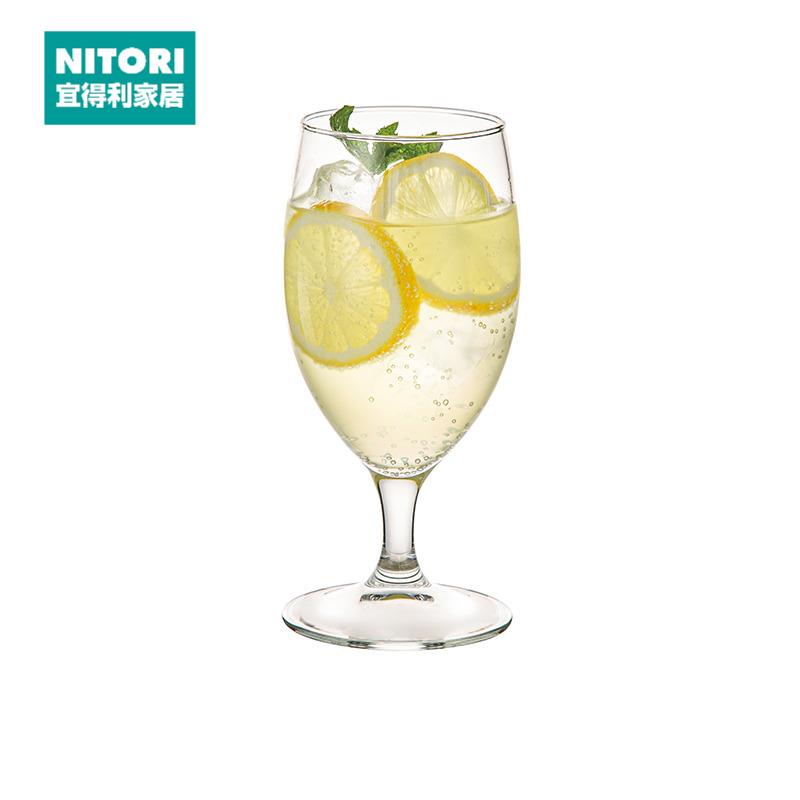 NITORI宜得利家居家用轻奢玻璃多用高脚杯啤酒杯子葡萄酒杯2只装