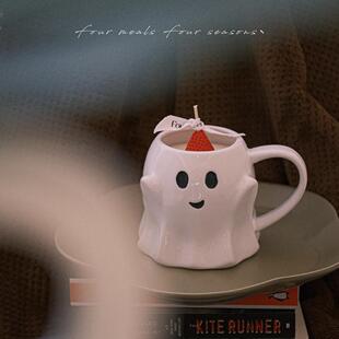 《不给糖就捣乱》大杯小怪物香薰蜡烛精灵礼物盒节日搞怪香氛书桌