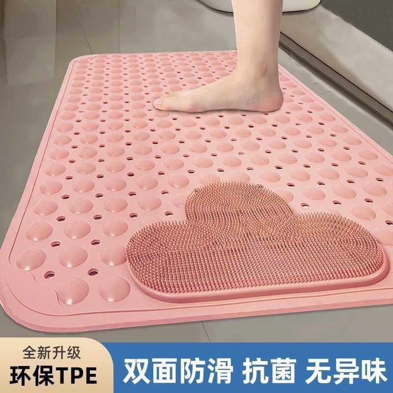 浴室防滑垫按摩垫淋浴房洗澡脚垫卫生间地垫大号加厚一件
