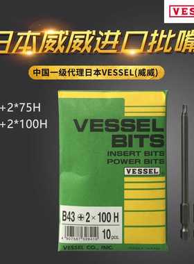 日本VESSEL威威批嘴原装批咀B43+2*100H 150H现货 B43系列