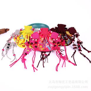 手绣端午节香包/珍藏手工绣花香囊/汉服宫廷苏绣荷包/刺绣空香袋