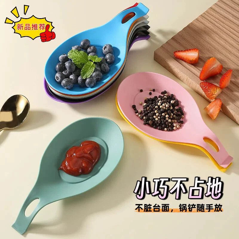 食品级勺子垫耐高温锅铲汤勺架家用隔热勺垫汤勺托餐垫防滑厨房