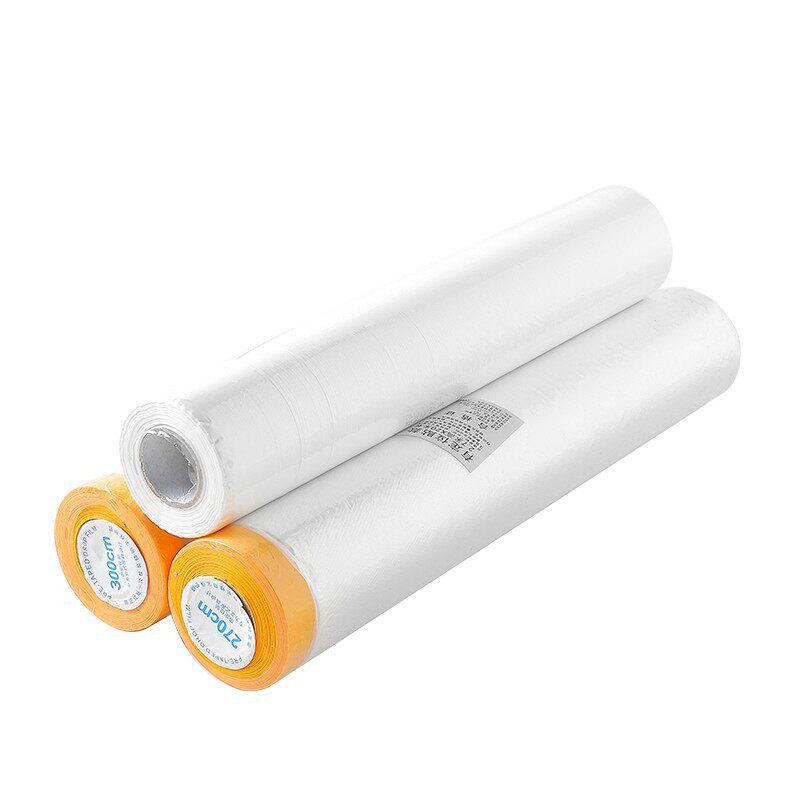 防尘膜装修家用一次性家具保护y自粘床沙发遮盖防灰尘罩布加厚塑