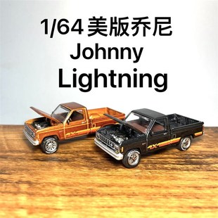 乔尼合金e车模福特皮卡老爷车1:64