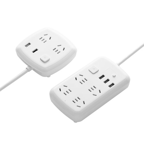 两脚插座2孔插头两项插排带usb插板带线固N定器扦座二相双头接线