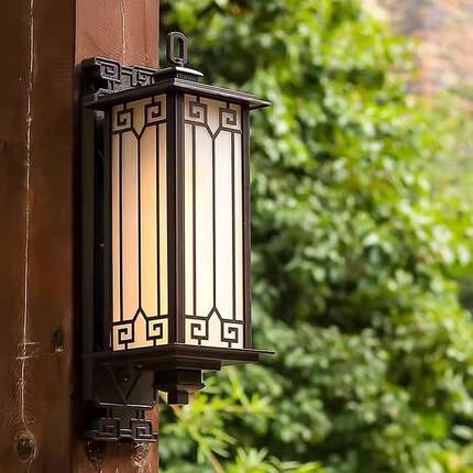 新中式别墅led大门外墙壁灯户外壁灯外墙过道走廊楼梯阳台庭院灯