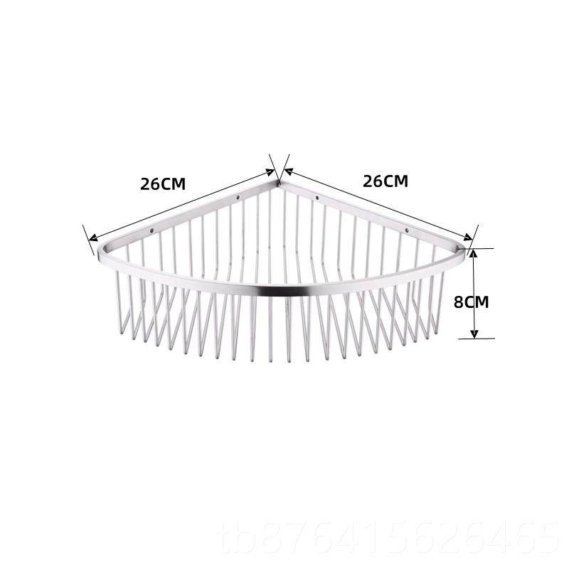 正品洗澡间置架小号层卫不浴墙角架物304锈钢拉丝三单角淋浴篮大,家装主材,卫浴置物架,淘宝优惠券,粉丝福利购,淘宝优惠卷