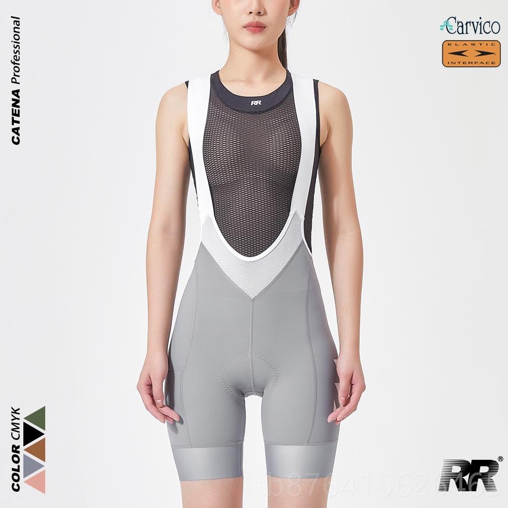 正品R2024夏季款双箭头背骑行裤女款背带短裤R公新路带自行车骑行