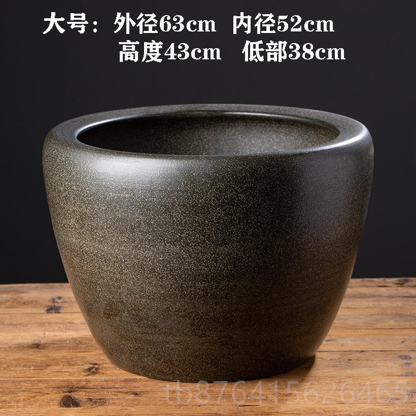 正品缸景德镇陶花瓷鱼缸养金大鱼碗睡莲盆荷花缸乌龟缸特号大水缸