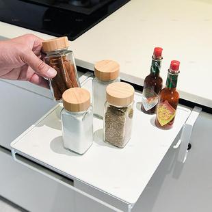 MR厨房可折叠台面置物架整体橱柜门厨房悬挂桌板家用免打孔辅助台