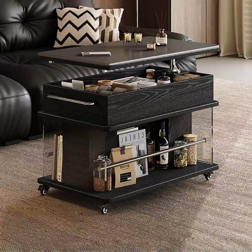 可移动升降边几小推车客厅沙发边柜法式轻奢阳台家用茶几置物架,住宅家具,移动边几/推车,淘宝优惠券,粉丝福利购,淘宝优惠卷