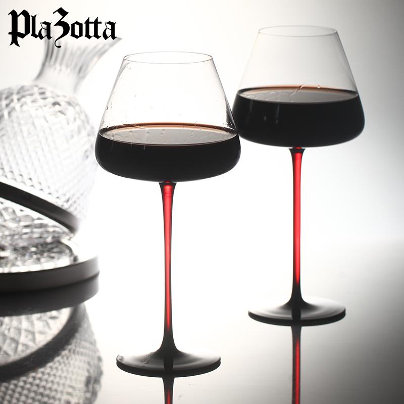 德国plazotta欧式奢华高档水晶红酒杯子家用勃艮第红醒酒杯高脚杯