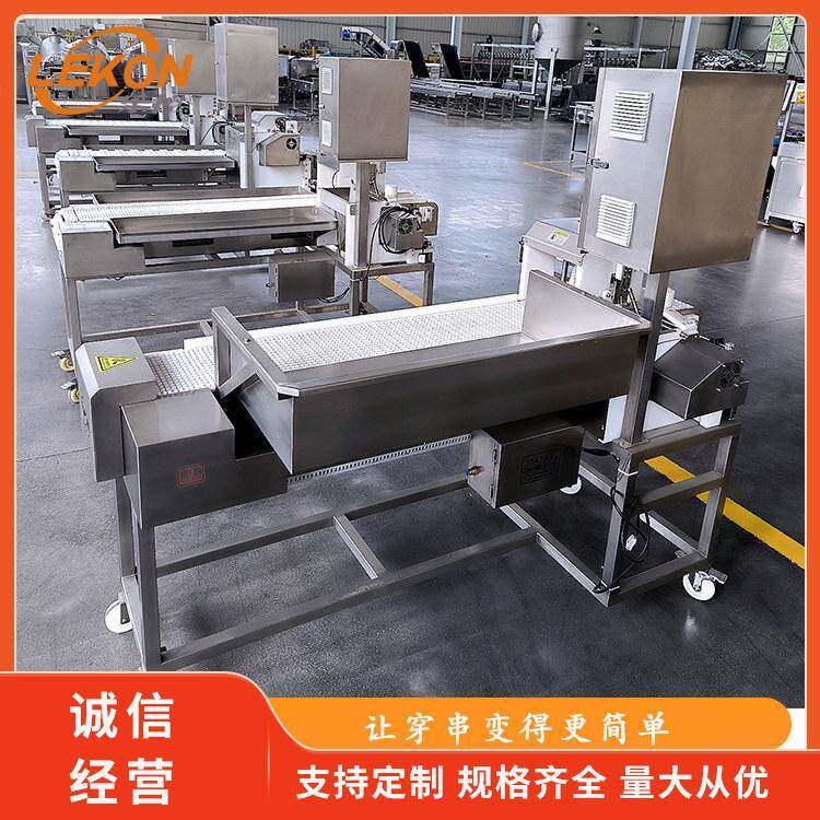 麻辣串快速穿串机连续式千叶豆腐鱿鱼穿串神器应用范围广