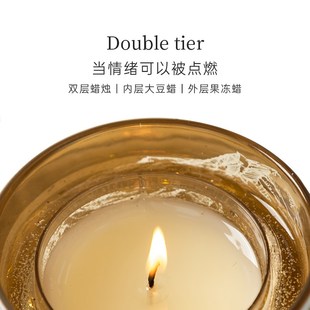 嗅觉星球香薰蜡烛家用室内持久香氛小众高级家居摆件生日礼物礼盒