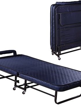 酒店加床折叠单人床70 95 120海绵免安装陪护办公室午休户外包邮