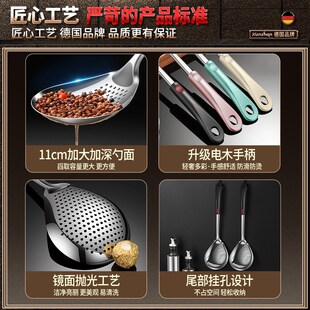 漏勺304不锈钢大号滤勺家用厨房油炸捞面条饺子的漏勺商用过滤勺