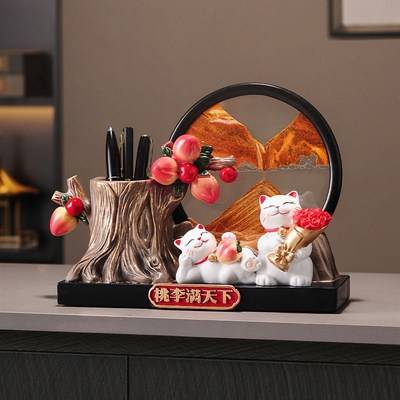桃李满天下笔筒办公室桌面摆件轻奢实用教师节礼物2025新款送老师