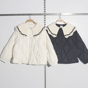 巴拉巴拉童装2025冬装新款女中幼童短款羽绒服202425107003