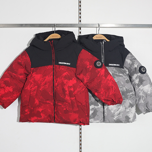 巴拉巴拉童装2025冬装新款男中幼童常规羽绒服202425107109