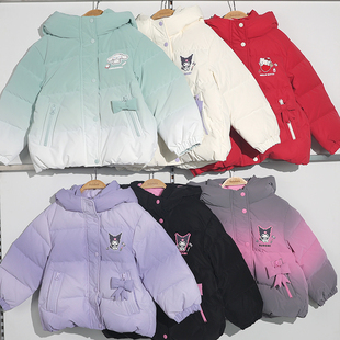 巴拉巴拉童装2025冬装新款女中幼童常规羽绒服202425107005