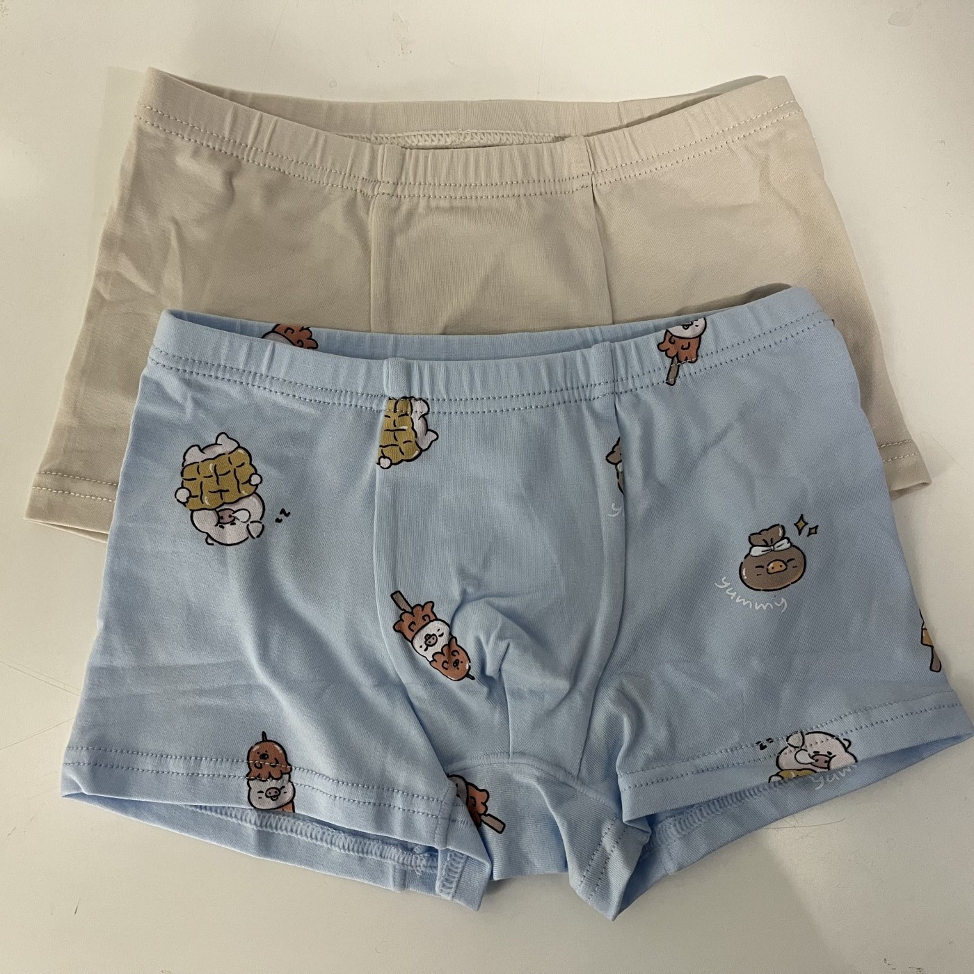 巴拉巴拉男童弹力抗菌平角内裤2条装2025冬装新款206425170103