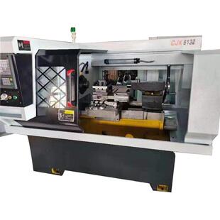 厂家供应数控车床高品质线轨CJK6132数控车床整体床身数控车床