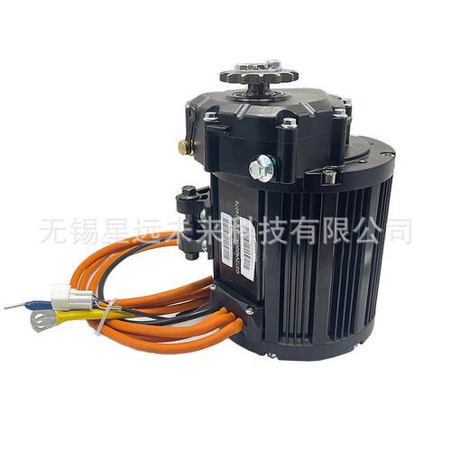 QSMOTOR全顺中置电机138-3 90H 4000W高效率ATV永磁无刷减速电机