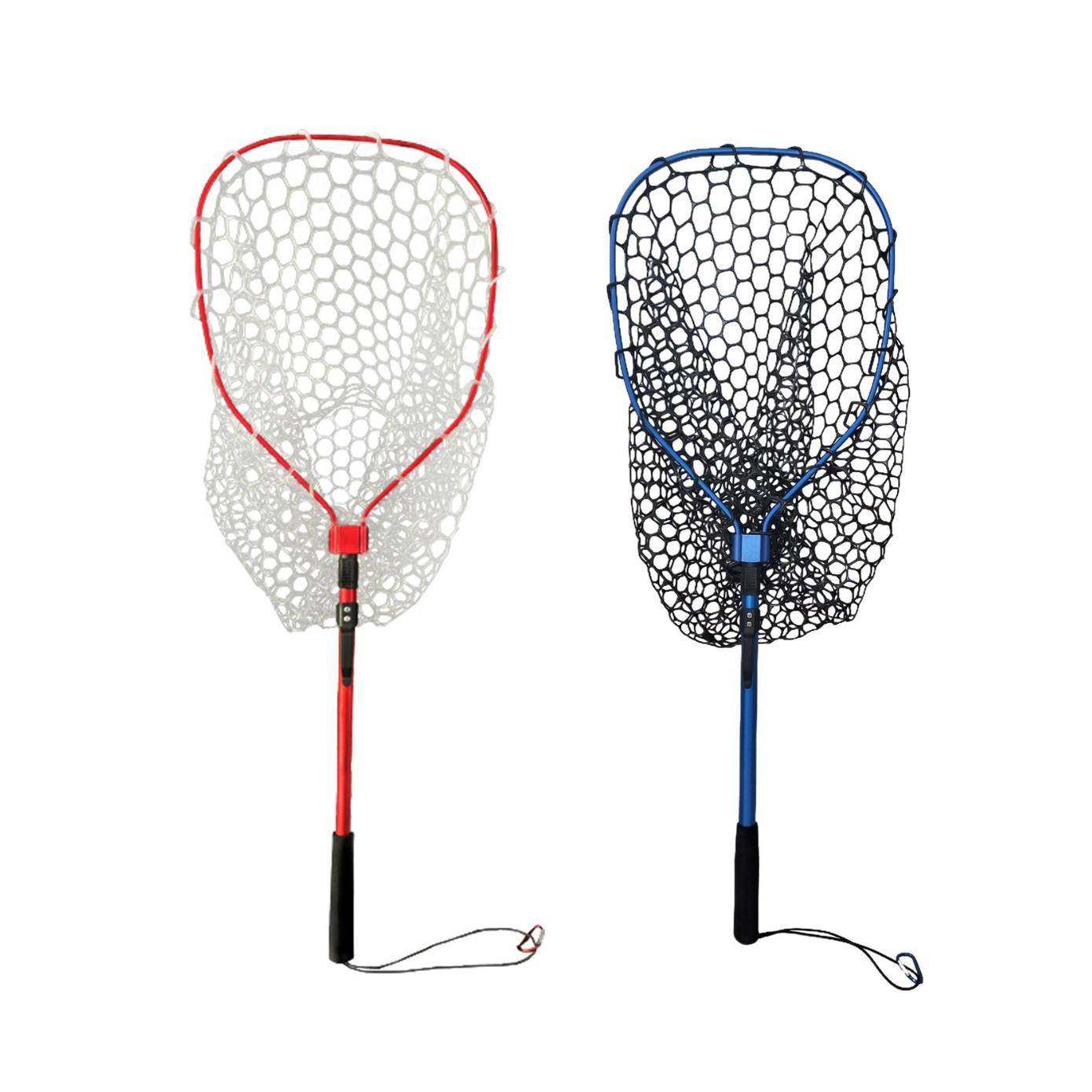 新款折叠抄网可伸缩硅胶网兜速干不挂钩铝合金路亚硅胶抄鱼网特硬,户外/登山/野营/旅行用品,抄网,淘宝优惠券,粉丝福利购,淘宝优惠卷