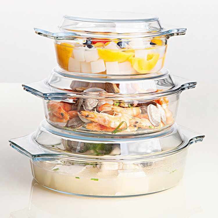 Fenix/菲内克斯欧式透明玻璃煲带盖耐热微波炉烤箱 饭盒,餐饮具,玻璃餐具套装,淘宝优惠券,粉丝福利购,淘宝优惠卷