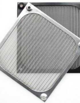 90/92黑色防尘铝网9225机箱风扇金属防尘网罩 8CM 9CM 12CM