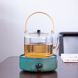 小德电陶炉茶炉煮茶器小型迷你铁壶烧水泡茶电热玻璃家用煮茶壶