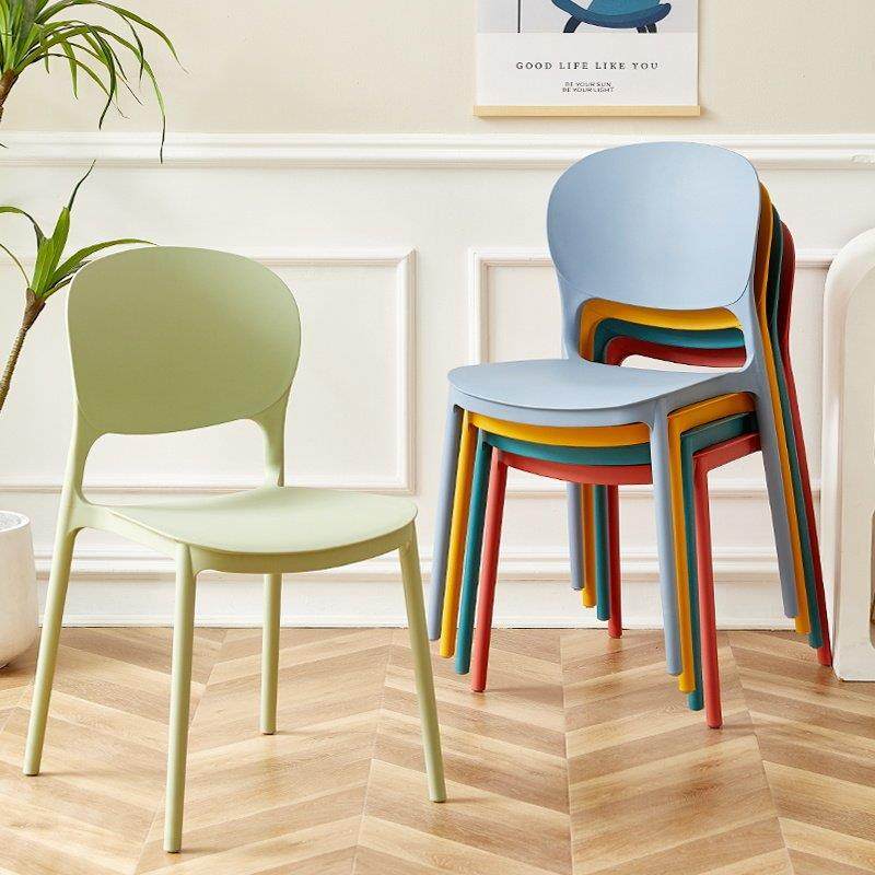 家用靠背椅子加厚塑料椅北欧简约塑胶餐椅户外椅休闲 桌椅饭厅凳,住宅家具,餐椅,淘宝优惠券,粉丝福利购,淘宝优惠卷