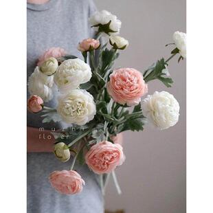 牡丹人造花无障碍豪华典雅花束家居装饰花卉客厅装饰插花假花装饰
