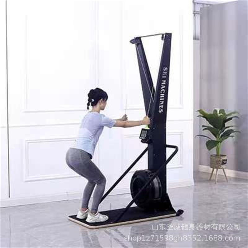 厂家直供风阻滑雪机室内模拟健身 商用健身房用多功能 滑雪机商用