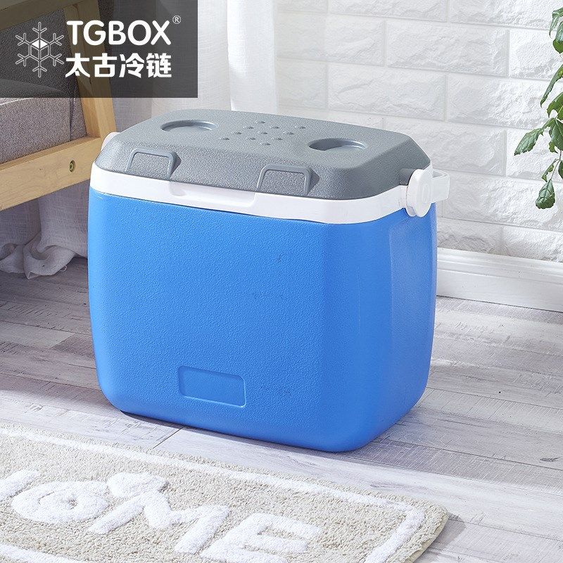 28升PU保温箱 户外车载冷链冷藏箱外卖配送箱 钓鱼箱塑料箱