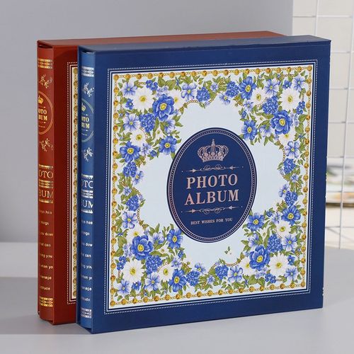 复古相册6寸8寸500张插页式家庭影集大容量影楼PP插袋纪念册