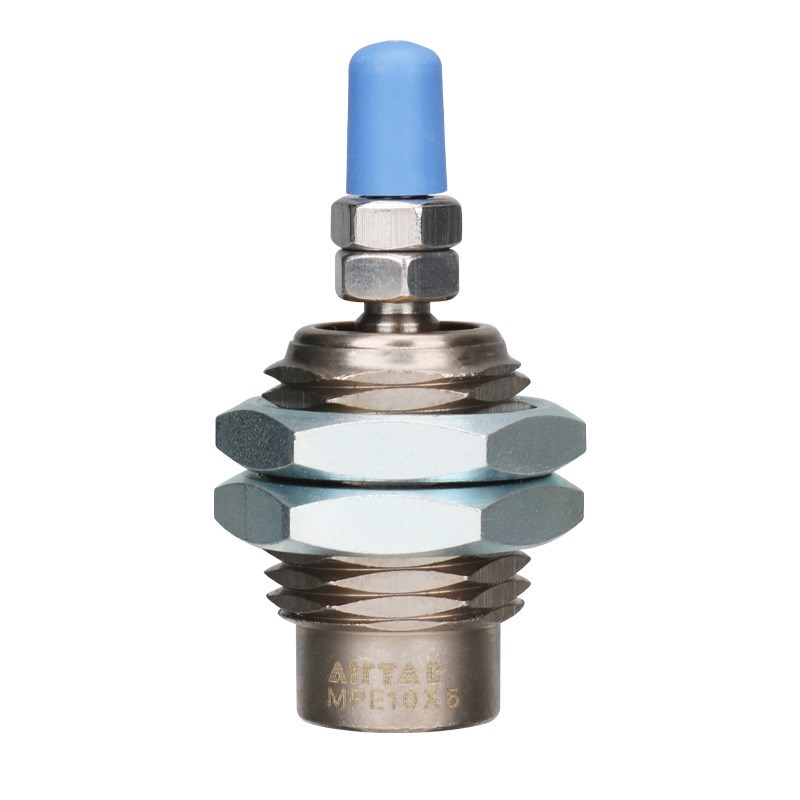 亚德客微型单作用针型气缸MPE6/10/12/16*5X10埋入式螺纹MPEF8-15