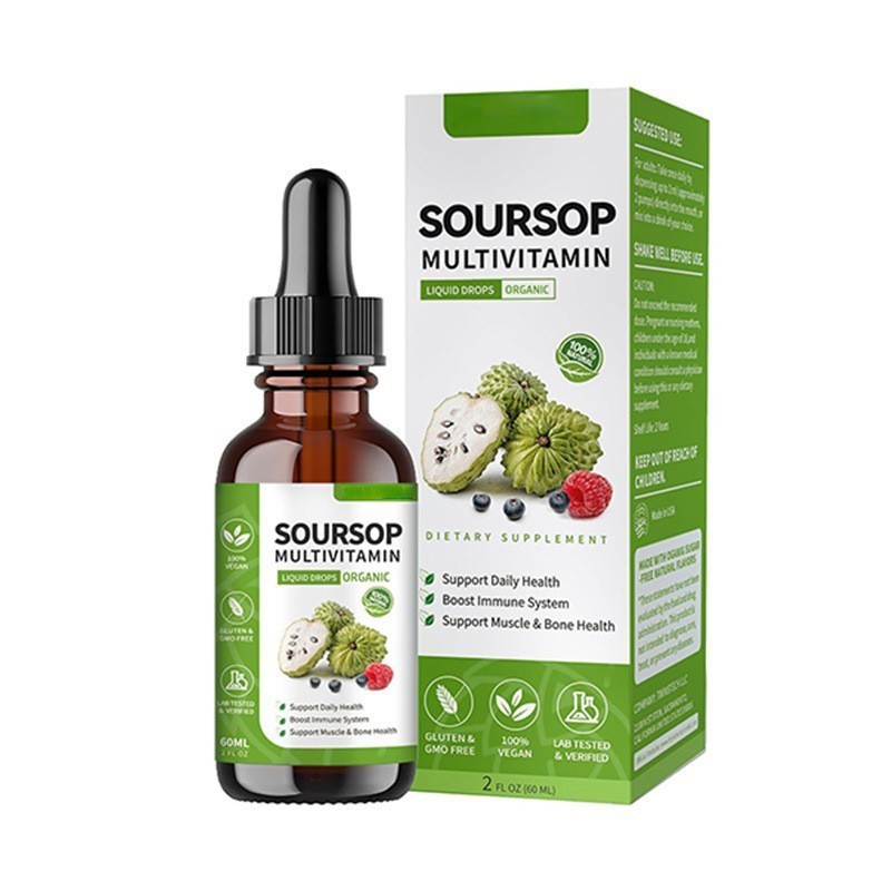 跨境加工多维滴剂60ml SOURSOP MULTIVITAMIN外贸供应多种维生素