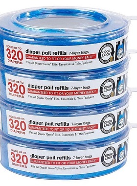 Playtex Diaper Genie 尿布桶替换芯 8件装(280*4)