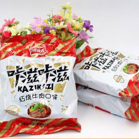 鸿四方咔滋干脆面网红辣