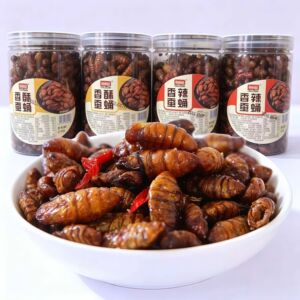即食香辣蚕蛹170g桑熟食