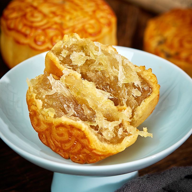 邑家亲台山特产冬翅月饼冬瓜糕点中秋月饼广式月饼